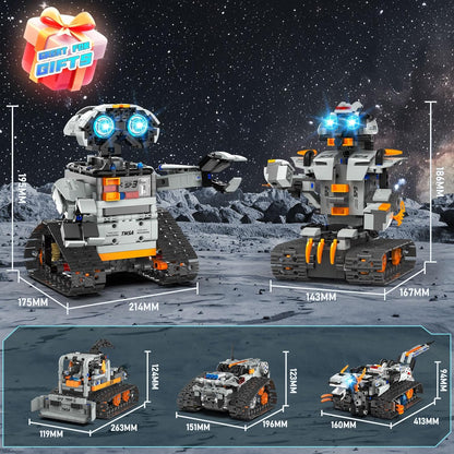 STEM Robotul TUOMU T2008 - Programabil 5 in 1 cu telecomanda