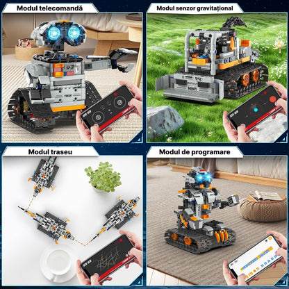 STEM Robotul TUOMU T2008 - Programabil 5 in 1 cu telecomanda